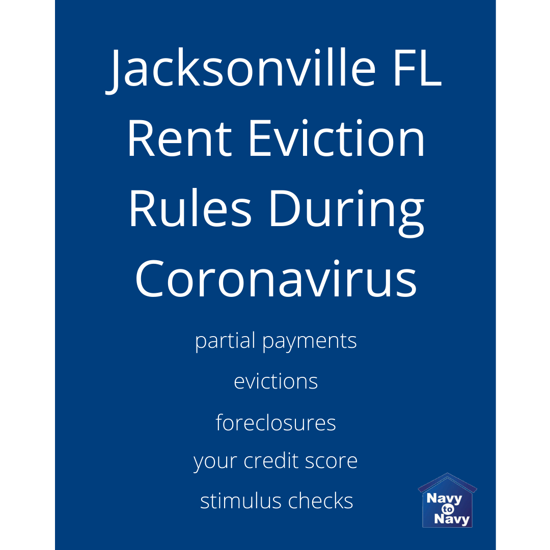 Jacksonville FL Rent Eviction Rules During Coronavirus